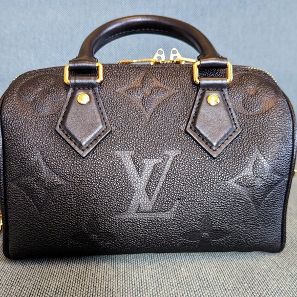 Empreinte Monogram Giant Speedy Bandouliere 20 Black - LIKE NEW! - Picture 3 of 11